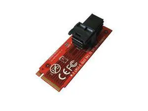 IOCrest M2(PCIe Gen x4) to SFF-8643 Adapter Connector Connection NVMe U.2 (SFF-8639) SSD Gen3/4 UEFI WIN10 IOCrest M2(PCIe Gen x4) to SFF-8643 Adapter Connector Connection NVMe U.2 (SFF-8639) SSD Gen3/4 UEFI WIN10