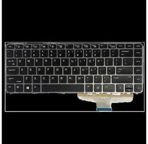 US Backlit Positivo Notebook Keyboard Dns Clevo for HP ELIteBook FOLIO 1040 G3 with Silver Frame US Backlit Positivo Notebook Keyboard Dns Clevo for HP ELIteBook FOLIO 1040 G3 with Silver Frame