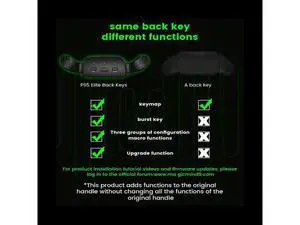 DATA FROG Back Button for PS5 Controller Attachment Upgrade Board Redesigned Shell Programable Rise Remap Kit for PS5(A) DATA FROG Back Button for PS5 Controller Attachment Upgrade Board Redesigned Shell Programable Rise Remap Kit for PS5(A)