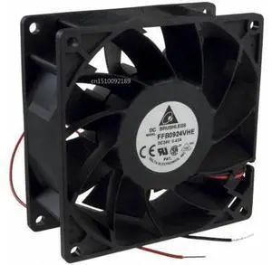 3 cables de doble rodamiento de bolas, para FFB0924VHE 24V DC 0.42A 3800RPM 9238 9cm 92*92*38mm, ventilador de enfriamiento inversor 3 cables de doble rodamiento de bolas, para FFB0924VHE 24V DC 0.42A 3800RPM 9238 9cm 92*92*38mm, ventilador de enfriamiento inversor