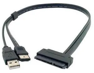 2 5" inch Hard Disk Drive SATA 22Pin to eSATA Data USB Powered Cable 50cm 2 5" inch Hard Disk Drive SATA 22Pin to eSATA Data USB Powered Cable 50cm