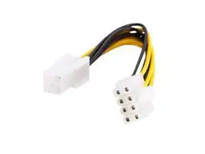 CYDZ 4Pin to 8Pin Power Cable Adapter for PC 4P to 8P CPU P4 to P8 Extension Cables Convertor Wire Cord 20cm for Mining BTC CYDZ 4Pin to 8Pin Power Cable Adapter for PC 4P to 8P CPU P4 to P8 Extension Cables Convertor Wire Cord 20cm for Mining BTC