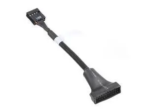 CYDZ USB 2.0 9Pin Housing male to Motherboard USB 3.0 20pin Header Female cable 10cm CYDZ USB 2.0 9Pin Housing male to Motherboard USB 3.0 20pin Header Female cable 10cm