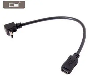 CYDZ GPS Mini USB 5P 90D Down Direction Angled Male to 5P Female Extension Cable 0.2M CYDZ GPS Mini USB 5P 90D Down Direction Angled Male to 5P Female Extension Cable 0.2M