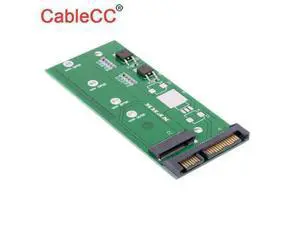 Cablecc M.2 NGFF PCI-E 2 Lane SSD to 7mm 2.5" SATA 22pin Hard Disk Case PCBA for X240S Y410P Y510P E431 E531 Cablecc M.2 NGFF PCI-E 2 Lane SSD to 7mm 2.5" SATA 22pin Hard Disk Case PCBA for X240S Y410P Y510P E431 E531