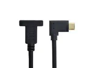 90 Degree Type C Male to Female Cable 30cm Left & Right Angled USB-C USB 3.1 90 Degree Type C Male to Female Cable 30cm Left & Right Angled USB-C USB 3.1
