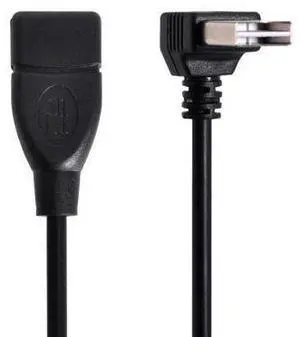 CYDZ USB 2.0 Male to Female Extension Cable Reversible Design Up & Down Angled 90 Degree 100cm CYDZ USB 2.0 Male to Female Extension Cable Reversible Design Up & Down Angled 90 Degree 100cm