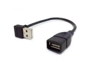 90 Degree Down Angled Type USB 2.0 A Male to USB A Female Cable 20cm 90 Degree Down Angled Type USB 2.0 A Male to USB A Female Cable 20cm