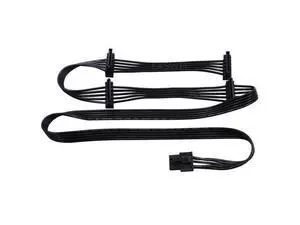 Cable de alimentación Modular de 6 pines macho a 4 SATA para SeaSonic 850W 80 + M1211-850 de bronce Cable de alimentación Modular de 6 pines macho a 4 SATA para SeaSonic 850W 80 + M1211-850 de bronce