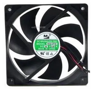 Para YM4812PTB1 ventilador de refrigeración de doble rodamiento de bolas CC 48V 4,32 W 0.09A 12025 12cm 120*120*25mm 2 cables envío gratis Para YM4812PTB1 ventilador de refrigeración de doble rodamiento de bolas CC 48V 4,32 W 0.09A 12025 12cm 120*120*25mm 2 cables envío gratis