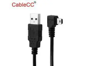 Mini USB B Type 5pin Male Right Angled 90 Degree to USB 2.0 Male Data Cable with Ferrite 3.0m Mini USB B Type 5pin Male Right Angled 90 Degree to USB 2.0 Male Data Cable with Ferrite 3.0m