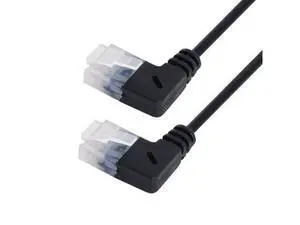 Ultra Slim Cat6 Ethernet Cable RJ45 Up Angled 25cm UTP Network Cable Patch Cord Ultra Slim Cat6 Ethernet Cable RJ45 Up Angled 25cm UTP Network Cable Patch Cord