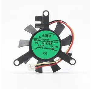 Ventilador de refrigeración para portátil ADDA AD0405HX-J93, 5V, 0.23A, 3 cables Ventilador de refrigeración para portátil ADDA AD0405HX-J93, 5V, 0.23A, 3 cables