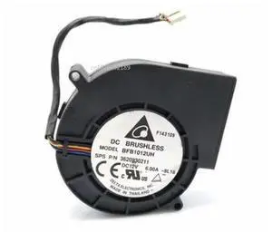 Extractor de turbina ultra violento 9733 12V 6A BFB1012UH control de velocidad PWM de cuatro cables Extractor de turbina ultra violento 9733 12V 6A BFB1012UH control de velocidad PWM de cuatro cables