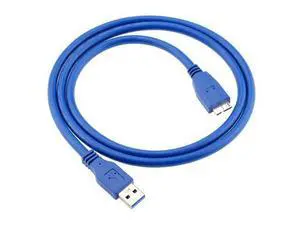 Standard A Type USB 3.0 Male to Micro B Male Adapter Cable 3.28ft 1m Blue Standard A Type USB 3.0 Male to Micro B Male Adapter Cable 3.28ft 1m Blue