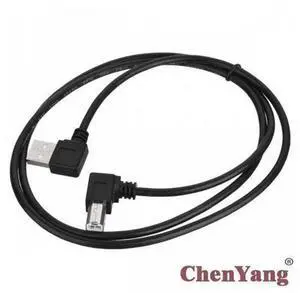 B Male Angled 90 Degree Printer to Left Angled USB 2.0 A Male Cable 50cm 100cm B Male Angled 90 Degree Printer to Left Angled USB 2.0 A Male Cable 50cm 100cm