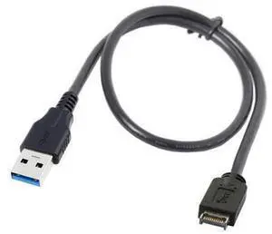USB 3.0 Type-A Male to USB 3.1 Front Panel Header Extension Data Cable Converter Cord 50cm Black USB 3.0 Type-A Male to USB 3.1 Front Panel Header Extension Data Cable Converter Cord 50cm Black