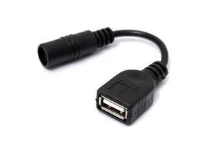 5V USB Female to DC Power Jack 5.5 2.1mm Charge Cable for Cell Phone & Tablet 5V USB Female to DC Power Jack 5.5 2.1mm Charge Cable for Cell Phone & Tablet