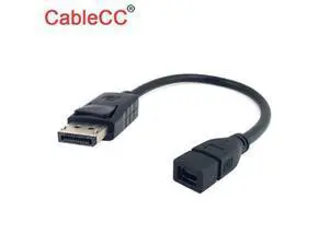 DisplayPort DP Male to Mini DP DisplayPort Female Cable for Displays HDTV Monitor 20cm DisplayPort DP Male to Mini DP DisplayPort Female Cable for Displays HDTV Monitor 20cm
