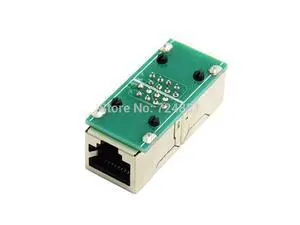 CAT6 RJ45 Female to Female Lan Connector Ethernet Network Cable Extension Adapter With Shield CAT6 RJ45 Female to Female Lan Connector Ethernet Network Cable Extension Adapter With Shield