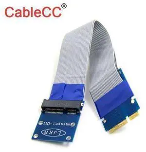 Flexible Mini PCI Express PCI-e Mini Card Extender 52pin Male to Female Extension FFC Cable Flexible Mini PCI Express PCI-e Mini Card Extender 52pin Male to Female Extension FFC Cable