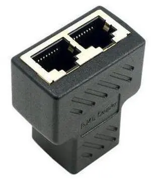 Chenyang-Cable Cat6 RJ45 8P8C Plug To Dual RJ45 Splitter Network Ethernet Patch Cord Adapter With Shield Chenyang-Cable Cat6 RJ45 8P8C Plug To Dual RJ45 Splitter Network Ethernet Patch Cord Adapter With Shield