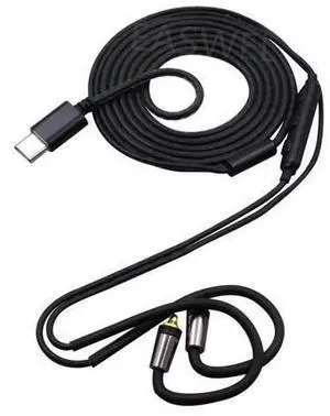 Cable de Audio MMCX actualizado a USB tipo C, para Shure SE215 SE315 SE535 Cable de Audio MMCX actualizado a USB tipo C, para Shure SE215 SE315 SE535