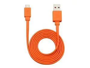 Cable de carga USB naranja para JBL Charge 3 + Flip3 Flip2, Altavoz Bluetooth Cable de carga USB naranja para JBL Charge 3 + Flip3 Flip2, Altavoz Bluetooth