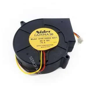 Ventilador de proyector CC, 24V, 0,75 a, 97x97x33mm, 3 cables, genuino, nuevo para servidor D10F-24B6G 02H1 Ventilador de proyector CC, 24V, 0,75 a, 97x97x33mm, 3 cables, genuino, nuevo para servidor D10F-24B6G 02H1