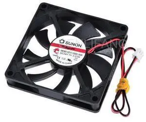 Ventilador de enfriamiento cuadrado de dos cables, para SUNON ME80152V1-000C-A99 DC24V 2,21 W Ventilador de enfriamiento cuadrado de dos cables, para SUNON ME80152V1-000C-A99 DC24V 2,21 W