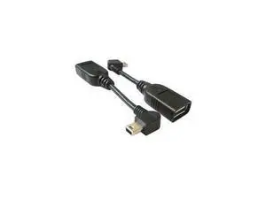 Left Right Angled USB Mini 5pin to A F OTG Host Cable Left Right Angled USB Mini 5pin to A F OTG Host Cable