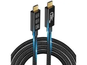 USB4 Cable, with Thunderbolt 5 Cable, 240 W Charging Cable, 80 Gbps Data Cable, gen4 cable,16K@60Hz 4K120Hz HDR, USB C to USB C Cable, for Hub, Dock, M2, M3, SSD, Laptops, Monitor (TB5 80G 240W 1M) USB4 Cable, with Thunderbolt 5 Cable, 240 W Charging Cable, 80 Gbps Data Cable, gen4 cable,16K@60Hz 4K120Hz HDR, USB C to USB C Cable, for Hub, Dock, M2, M3, SSD, Laptops, Monitor (TB5 80G 240W 1M)