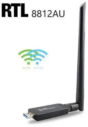 AC WiFi Adapter 1200Mbps USB3.0 WIFI Dongle RTL8812AU Chipset 5GHz card For kali Linux pentesting AC WiFi Adapter 1200Mbps USB3.0 WIFI Dongle RTL8812AU Chipset 5GHz card For kali Linux pentesting