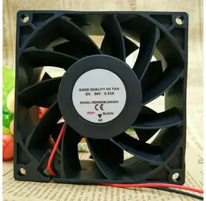 Cooling Fan RDH9238L24N42A for RUNDA DC24V 0.32A 2 wire 92*92*38mm Cooling Fan RDH9238L24N42A for RUNDA DC24V 0.32A 2 wire 92*92*38mm