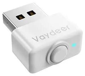 VAYDEER Mouse Jiggler USB Mouse Mover Mouse Emulator Mouse Auto Move with ON/OFF Switch No Driver Required Plug and Play Ultra Small - White VAYDEER Mouse Jiggler USB Mouse Mover Mouse Emulator Mouse Auto Move with ON/OFF Switch No Driver Required Plug and Play Ultra Small - White