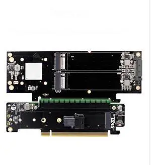PCIE4.0 split expansion adapter card PCIE X16 to M.2 SSD adapter card PCIE X16 to X8+X4+X4 four-way .2 PCIE4.0 split expansion adapter card PCIE X16 to M.2 SSD adapter card PCIE X16 to X8+X4+X4 four-way .2