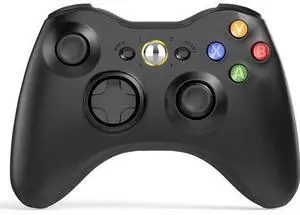W&O Wireless Controller Compatible with Xbox 360 2.4GHZ Gamepad Joystick Wireless Controller Compatible with Xbox 360 and PC Windows 7,8,10,11 with Receiver (Black) W&O Wireless Controller Compatible with Xbox 360 2.4GHZ Gamepad Joystick Wireless Controller Compatible with Xbox 360 and PC Windows 7,8,10,11 with Receiver (Black)