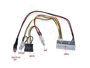 DC-ATX-160W DC 12V 24pin DC ATX PSU 12V DC de entrada de 160W Pico interruptor de salida DC-DC ATX Pico PSU MINI ITX PC fuente de alimentación DC-ATX-160W DC 12V 24pin DC ATX PSU 12V DC de entrada de 160W Pico interruptor de salida DC-DC ATX Pico PSU MINI ITX PC fuente de alimentación
