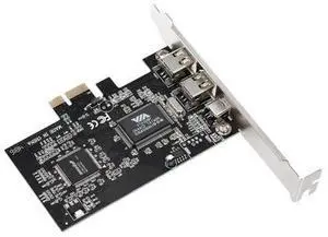 PCI-E 3 Ports 1394a 1394b Firewire Expansion Card PCI-Express Controller Card (2 * 6 Pin + 1 * 4 Pin) for Desktop PC PCI-E 3 Ports 1394a 1394b Firewire Expansion Card PCI-Express Controller Card (2 * 6 Pin + 1 * 4 Pin) for Desktop PC
