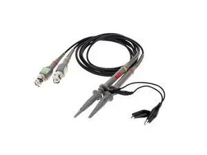 2Pcs Oscilloscope Probe P6100 100MHz 1X 10X Alligator Clip Test Low Passive Limpedance Attenuation Probe For Hantek Rigol UNI-T 2Pcs Oscilloscope Probe P6100 100MHz 1X 10X Alligator Clip Test Low Passive Limpedance Attenuation Probe For Hantek Rigol UNI-T