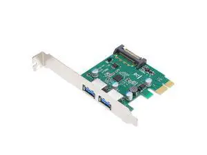 Super Speed USB3.0 PCI-E Expansion Card Adapter External 2 Port USB 3.0 Hub PCI-E Card 4Pin Power Connector for PC Computer Super Speed USB3.0 PCI-E Expansion Card Adapter External 2 Port USB 3.0 Hub PCI-E Card 4Pin Power Connector for PC Computer