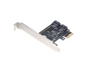 PCI-E to 2 SATA3.0 Adapter Card SATA Hard Disk Expansion Card High-speed Transmission Multiple Systems Compatible Plug and Play PCI-E to 2 SATA3.0 Adapter Card SATA Hard Disk Expansion Card High-speed Transmission Multiple Systems Compatible Plug and Play