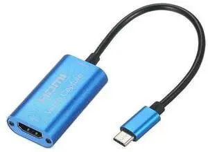 HD Video Capture Card Maximum Support 4K Input 1080P Output Small Size Aluminum Alloy Shell Wide Compatibility Type-C Interface HD Video Capture Card Maximum Support 4K Input 1080P Output Small Size Aluminum Alloy Shell Wide Compatibility Type-C Interface