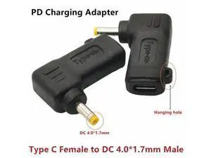 Prise d'alimentation USB 3.1 Type C vers DC 20V 4.0x1.7mm, émulateur PD, déclencheur de Charge Ada[ter 65W pour Lenovo IdeaPad 310 320 330 330s 120s Prise d'alimentation USB 3.1 Type C vers DC 20V 4.0x1.7mm, émulateur PD, déclencheur de Charge Ada[ter 65W pour Lenovo IdeaPad 310 320 330 330s 120s