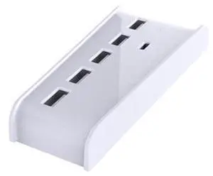 6 in 1 USB Splitter Expander Hub with 5 USB a + 1 USB C Ports for PlayStation 5 Console for PS5 USB Hub, White 6 in 1 USB Splitter Expander Hub with 5 USB a + 1 USB C Ports for PlayStation 5 Console for PS5 USB Hub, White
