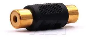 est Hot 50pcs/Lot RCA Phono Coupler Female to Female F/F Audio Video Connector Adaptor gold plated est Hot 50pcs/Lot RCA Phono Coupler Female to Female F/F Audio Video Connector Adaptor gold plated