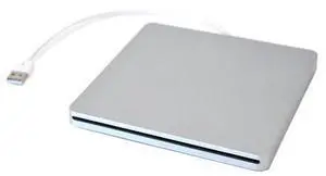External USB DVD Case for MacBook Pro SATA Hard Disk Drive DVD Super Multi slot has aluminum look Silver External USB DVD Case for MacBook Pro SATA Hard Disk Drive DVD Super Multi slot has aluminum look Silver