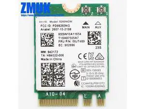 Int Dual Band Wireless-AC 8260NGW WiFi Card For Thinkpad M900 M900x T470 L470 L570 T470s T570 P51s P310 P310 Series,FRU 00jt489 Int Dual Band Wireless-AC 8260NGW WiFi Card For Thinkpad M900 M900x T470 L470 L570 T470s T570 P51s P310 P310 Series,FRU 00jt489
