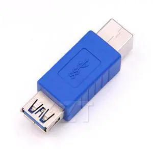est 10pcs/Lot Usb 3.0 Printer adpater conversion head start plug printer usb 3.0 B female usb connector mother B female head est 10pcs/Lot Usb 3.0 Printer adpater conversion head start plug printer usb 3.0 B female usb connector mother B female head
