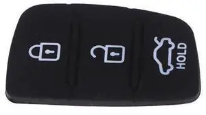 Gran oferta de reemplazo de 3 botones para reparar la piel, funda plegable para llave de coche, almohadilla de goma para coche Gran oferta de reemplazo de 3 botones para reparar la piel, funda plegable para llave de coche, almohadilla de goma para coche